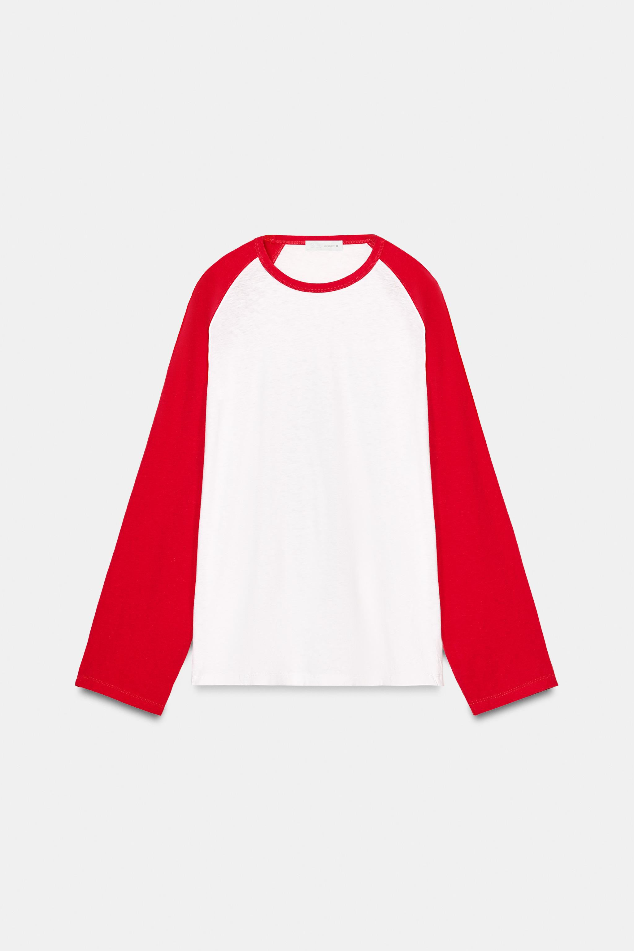 T-SHIRT RAGLAN À MANCHES LONGUES